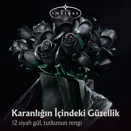 Luxiral® Siyah Gül Buketi
